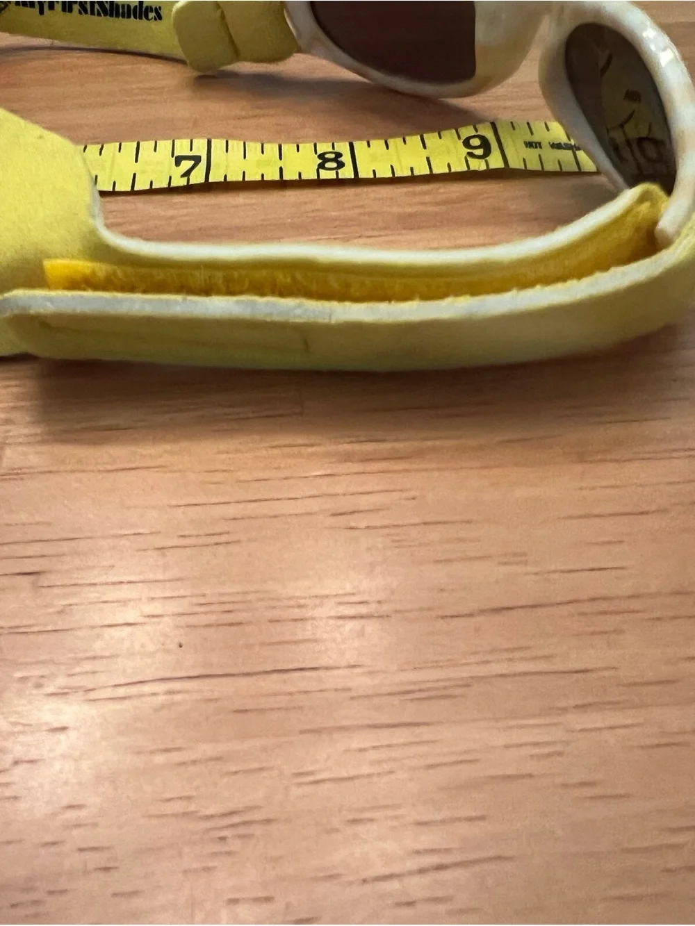 Baby Elastic Strap Sunglasses - Yellow & Navy